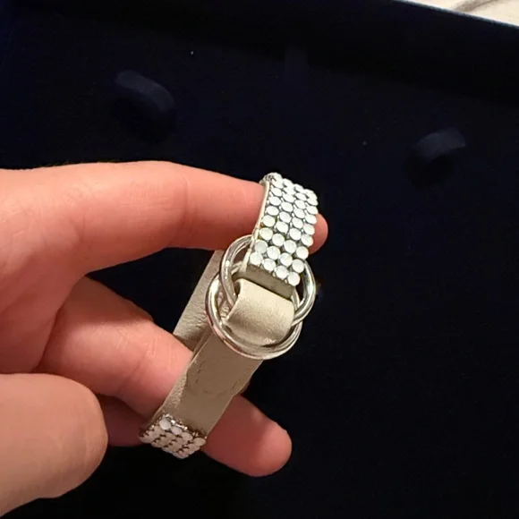 Swarovski Silver-Tone Crystal Bracelet